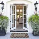 Door mat Non Slip Rubber Back 24x36 Front Door Mat Outside Entrance
