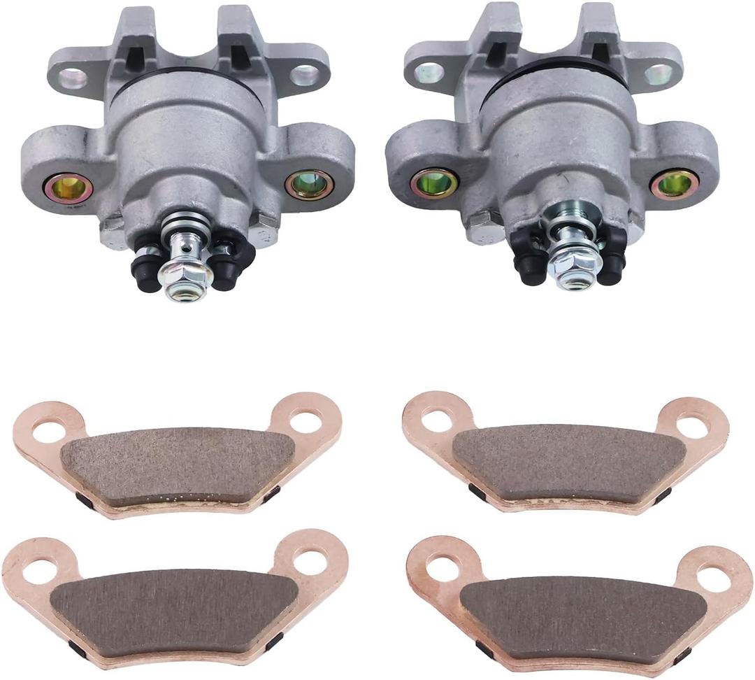 Front Rear Left & Right Disc Brake Caliper w/Pads VGA12134 Compatible with John Deere Gator HPX 4X4 TX 4x2 Turf
