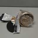 VIJIV Gold Crystal Flower Vases for Centerpieces Tables - Tall Trumpet Vase for Bouquet Decorative, Dining Table Dcor Flower Stand with Ribbed Texture for Events, Bridal Showers & Boho Weddings (Tall-23.6IN)