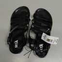 MIA Girl Black Jelly Fisherman Sandals,Black, Size 8