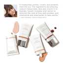 PR MINERALS 4-in-1 Tinted Moisturizer With SPF 20 - Hydrating Face Moisturizer, Primer, & Foundation With Shea Butter, Aloe Vera & Vitamin B3 - Vegan Friendly - Free of Paraben, Gluten & BPA (Bone)