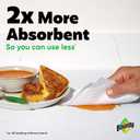 Bounty Full Sheet Paper Towels, White, 2 Triple Rolls = 6 Regular Rolls (Packaging May Vary)