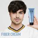 American Crew Men's Fiber Cream, Like Hair Gel with Medium Hold & Natural Shine, 3.3 Fl Oz