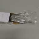 HIWARE Thick Heavy-weight Soup Spoons, High Grade Stainless Steel Soup Spoons, Set of 6 (Silver)