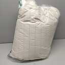 PinkMemory Beige Striped Duvet Cover Set Queen 100% Washed Cotton Beige Wide and Pinstriped Bedding Duvet Cover Set with Streak Pillowcases-Ultra Soft Breathable Zipper Closure Corner Ties