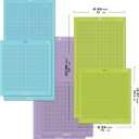 ReArt Cutting Mat Variety 6 Packs for Cricut Maker 3/Maker/Explore 3/Air 2/Air/One Adhesive Sticky Replacement - Strong, Standard, Light, 12in x 12in x 3 Packs, 12in x 24in x 3 Packs., 12x24 inches, 12x12 inches