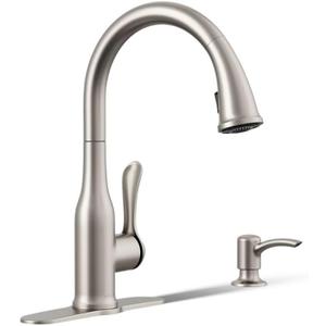 Kohler K-R23863-SD-VS Motif Kitchen Sink Faucet, Vibrant Stainless Kohler K-R23863-SD-VS Motif Kitchen Sink Faucet, Vibrant Stainless