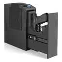 Biometric Slider Handgun Gun Safe for Nightstand, Desk, Bed Side,Truck - Auto Sliding Door Hand Gun Safe for Pistol -with Fingerprint, PIN Code, KEY Access