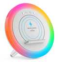 Color Changing Bluetooth Speaker Night Light with Wireless Charging - Gifts for Teens