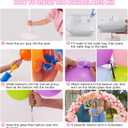 Balloon Arch Kit, 7.4ft Balloon Arch Stand Frame with Base: for Wedding Baby Shower Birthday Party Decorations