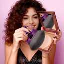 Blend & Blur Extra Large Body Kabuki Brush & Self Tanner Brush - For Body Makeup & Foundation - Blending Applicator For Self Tanning - Durable Vegan Bristles - with Protective Bag (Purple-large)