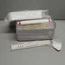 SONGMICS 4-Layer Makeup Organizer, Skincare Organizer, 4 Dividers, Anti-Slip Design, Bathroom Counter Organizer, Versatile for Vanity Bedroom Kitchen, 7.8 x 12.5 x 15.4 Inches, Cloud White UJKA021W01