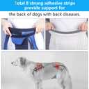 Coodeo Dog Back Brace for Dogs Arthritis, Pet Back Bracer for IVDD, Back Protector Helps Pain Relief, Surgical Recovery and Rehabilitation, Dogs Back Disease Prevention. (Blue,Large)