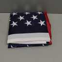 American Flag 3x5 Ft for Outside, Heavy Duty Nylon US Flags for High Wind Outdoor, Fade Resistant and Waterproof USA Flag with Embroidered Stars, Sewn Stripes, Brass Grommets