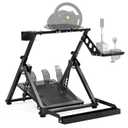 Marada Upgrade Racing Wheel Stand X Frame Fit for PXN, for Logitech G27 G920 G923, for Thrustmaster T300RS T128X, Foldable PC Game Race Bracket Simulator cockpit Without Steering Wheel Pedal Handbrake