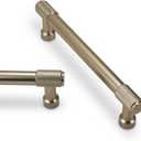 10 Pack 5 inch(128mm) Dark Champagne Bronze Kitchen Cabinet Handles Knurled Cabinet Pulls Gold Drawer Pulls Kitchen Hardware