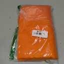 Outdoor Sheer Curtains for Patio Waterproof, 2 Panels Rod Pocket Indoor/Outdoor Voile Orange Sheer Curtain for Pergola, Porch, Cabana and Gazebo, Orange 52 x 84 Inch