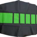 Motorcycle Universal Seat Cover Non-Slip Suitable Rubber Striped Seat Covers Soft For KX60 KX65 KX80 KX85 KX100 KX125 KX250 KX250F KX250R KX300 KX400 Dirt Pit Bike Motocross Off Road Motorbike (Green)