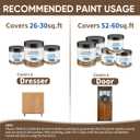 Wood Look Paint for Furniture, Countertop, Interior Doors Yellow Oak Wood Grain Paint Cover 26-30 sq.ft