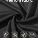 Boladeci Women's Swim Shirts Long Sleeve V Neck T Shirts UPF 50+ Sun Protection Quick Dry Rash Guard (Black, M)