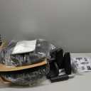 Marsail Drafting Chair, Tall Office Chair with 2D Lumbar Support, Standing Desk Chair,High Office Chair with Padded Flip-Up Armrests & Adjustable Footrest Ring, Ebony