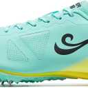 Men's Track and Field Spikes Shoes for Women Lightweight Running and Jumping Sneakers Green/Yellow/Black 12 Women/10.5 Men