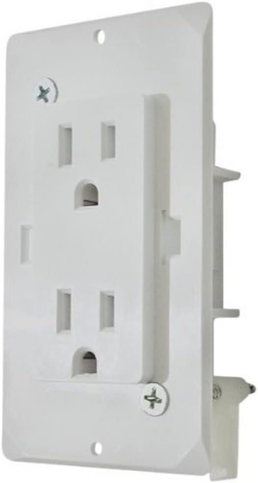 Valterra Diamond Group 313.1337 (WDR15WT White Speed Box Receptacle with Cover