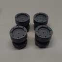 Leveling Feet for Appliance, Adjustment Leveling Legs for Washing Machine, Refrigerators, Dryer Machines and Furniture, 4 Sets, Grey