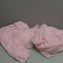 10x10FT Pink Wrinkle Free Backdrop Curtains with Lights String for Parties - Photo Curtain Backdrop with Lights for Wedding Decorations, Bridal Baby Shower Birthday Party Photography Background (10FTx10FT (W5'xH10', 2 Panels))