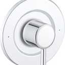 Shower Handle Replacement,Compatible with Moen T2901BN Gibson Posi-Temp Shower Valve Trim Kit,Circular (Chrome)