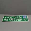 Imagine This, Street Sign, 6x18 Inches (Golden Retriever Rd.)