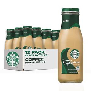 Starbucks Frappuccino Coffee Drink, Coffee, 13.7 fl oz Bottles (12 Pack), Nov 17/25