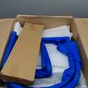 26" H Counter Height Bar Stools Set of 4, Modern Linen Fabric Upholstered Barstools with Backrest for Kitchen Island, Black Metal Frames, Wheat