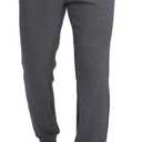 M MAELREG Mens Joggers with 4 Zipper Pockets Moisture Wicking Winter Heather Casual Athletic Joggers Sweatpants for Men (XL, Grey Heather)