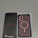 CANSHN Magnetic for iPhone 16 Case, Upgraded [Full Camera Protection] [Compatible with Magsafe] [Translucent Matte] Shockproof Protective Phone Case for iPhone 16 - Pink