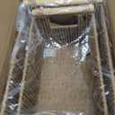 Woven Decorative Baskets Bohemian Style Set of 2 Picnic Basket with Wood Handles Rectangle Storage Baskets for Shelves Towel Bathroom