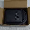 Magnetic Key Holder Under Car,Key Box with Combination Lock, Hide Spare Outside,Waterproof Magnetic Hider Outdoor for Hiding for Vehicles Outdoor (Black)