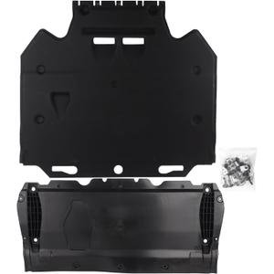 Radiator Support Cover Splash Guards w/Clips Compatible with 2011-2018 Audi A6 A7,Replace 4G0863821B