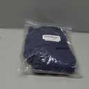 VOYJOY Straight Leggings Bottoms Wide Leg Pants for Women 29"High Waist Stretch Casual Sweatpants (Medium, Navy Blue)