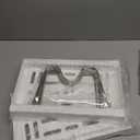 2 Pack Expandable Food Storage Container Lid Organizers, 22" Pots and Pans Organizer Under Cabinet with 9 Adjustable Dividers Pot and Pan Lid Holders Rack Inside Cabinet(White)