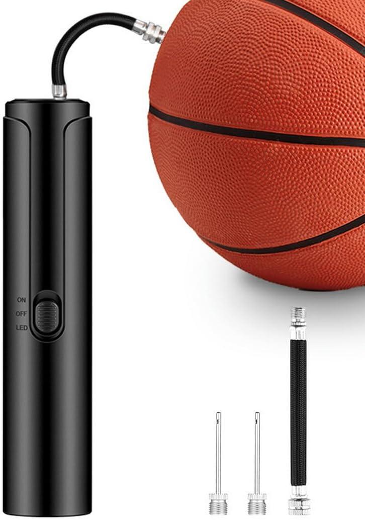 Electric Air Pump for Balls, Electric Ball Pump, with Flashlight Function, Portable & Fast Inflation for Basketball Volleyball Soccer Football Rugby & Yoga Balls & Inflatables (Swimming Ring & Pillow)