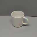 COLLECTIVE HOME - Ceramic Coffee Mug, Iridescent Finish Cups, Personalized Lowercase Embossed Lettering, Lustrous Multicolored Finish, Ideal for Unique Gifts (l)