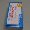 Vmaisi 16 Pack Child Safety Magnetic Cabinet Locks - Children Proof Cupboard Baby Locks Latches - Adhesive for Cabinets & Drawers and Screws Fixed for Protection