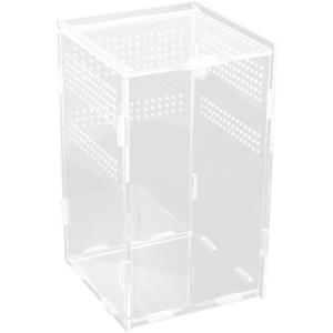Micro Habitat Acrylic Enclosure, Jumping Spider Enclosure, Plant Greenhouse, Enclosure for Small Tree Dwelling Reptiles, Amphibians, Spiders & Other Invertebrates (4.7  4.7  7.8in) Micro Habitat Acrylic Enclosure, Jumping Spider Enclosure, Plant Greenhouse, Enclosure for Small Tree Dwelling Reptiles, Amphibians, Spiders & Other Invertebrates (4.7  4.7  7.8in)