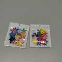 AUGSUN 30pcs Colorful Star Iron On Patches Clothing Embroidered Star Sew on Patches Applique Repair Patch ﻿