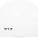 Sporti Silicone Swim Cap for Women & Men, Adult, Vibrant Lightweight Swimming, Non-Slip, Easy Wear, Removal, Protects Hair