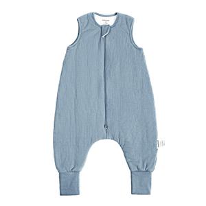 BubblePanda Rayon Made from Bamboo Toddler Sleep Sack with Feet 24-36 Months 1.0 Tog Breathable Sleep Sack Ultra Soft Baby Wearable Blanket with Legs Unisex Sleeping Bag with 2-Way Zipper, L(2-3T), Glacier