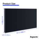Black Delrin/Acetal Copolymer Plastic Sheet, High-Performance Engineering Plastic for CNC Machining, DIY, and Industrial Applications (Black, 1/2" x 6" x 12")