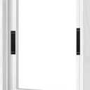 Abtgt 8x10 Canvas Floating Frame with 0.9" Deep, White Floater Frame for Canvas Paintings with Adhesive, Vertical or Horizontal Wall Art frame for Prints Oil Painting Diamond Decor, 1 Pack.