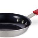 Tramontina Professional 8-Inch Ceramic Non Stick Small Frying Pan, Heavy-Gauge Aluminum Skillet with Ceramic Nonstick Coating, Dishwasher and Oven Safe, Black